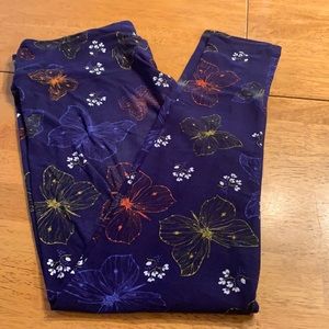 LuLaRoe Leggings Tall & Curvy Butterflies